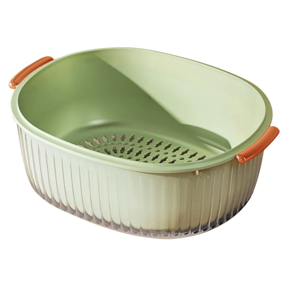 

Vegetables Cleaning Collander Rice Washer Strainer Bowl Drainer For Cooking for Preparation Rice Storage Vegetable