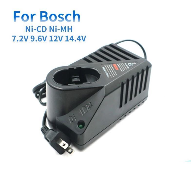 Зарядное устройство Bosch, 110–240 В, 7,2–14,4 В, для аккумуляторов NiCd, NiMh электрической дрели GSR7.2, GSR9.6, GSR12, GSR14.4, AL1411DV