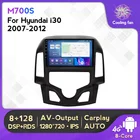 Android 11 8G + 128G RDS DSP IPS автомобильная аудиосистема автомобильный мультимедийный плеер для Hyundai i30 2007-2012 мультимедийный видеоплеер