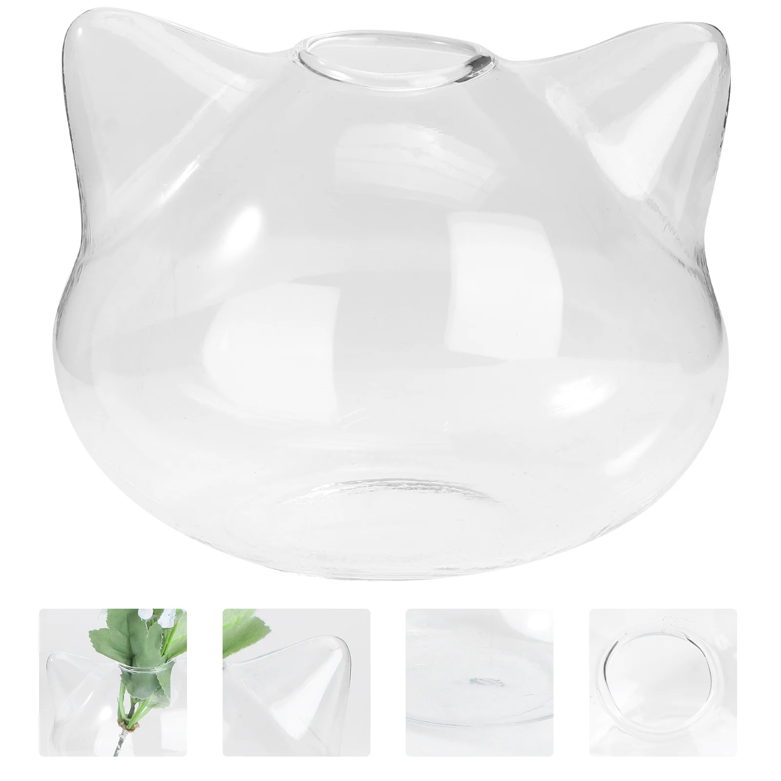 

1pc Hydroponic Plants Vase Table Flower Implement Glass Vase Decor(Transparency)