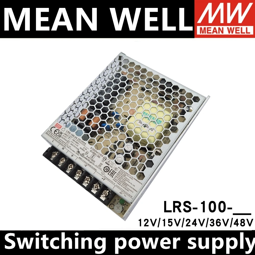 

MEAN WELL 100W 5V 12V 15V 24V 36V 48V Одиночный выходной импульсный источник питания