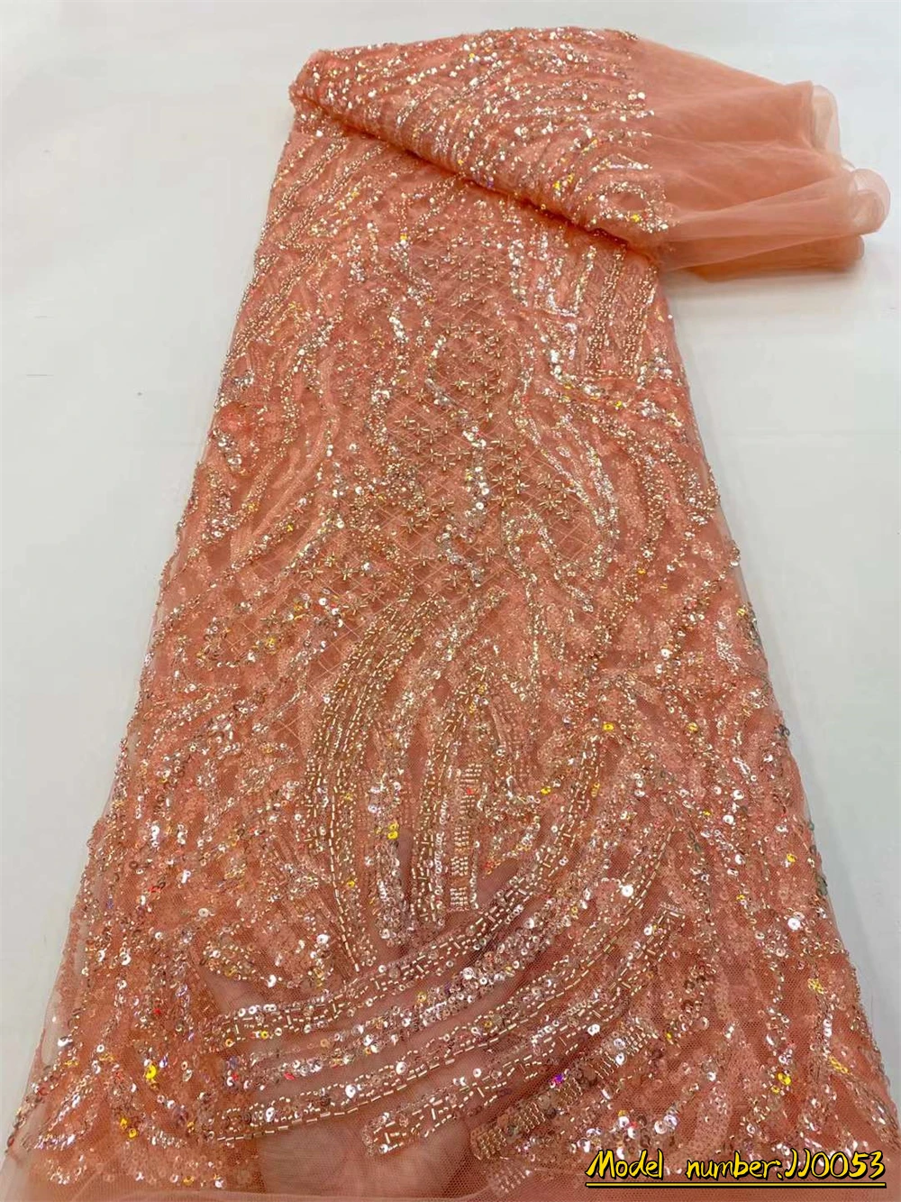 

Африканская кружевная ткань OEMG для жениха 2022, Высококачественный кружевной материал с блестками, нигерийская французская кружевная ткань ...