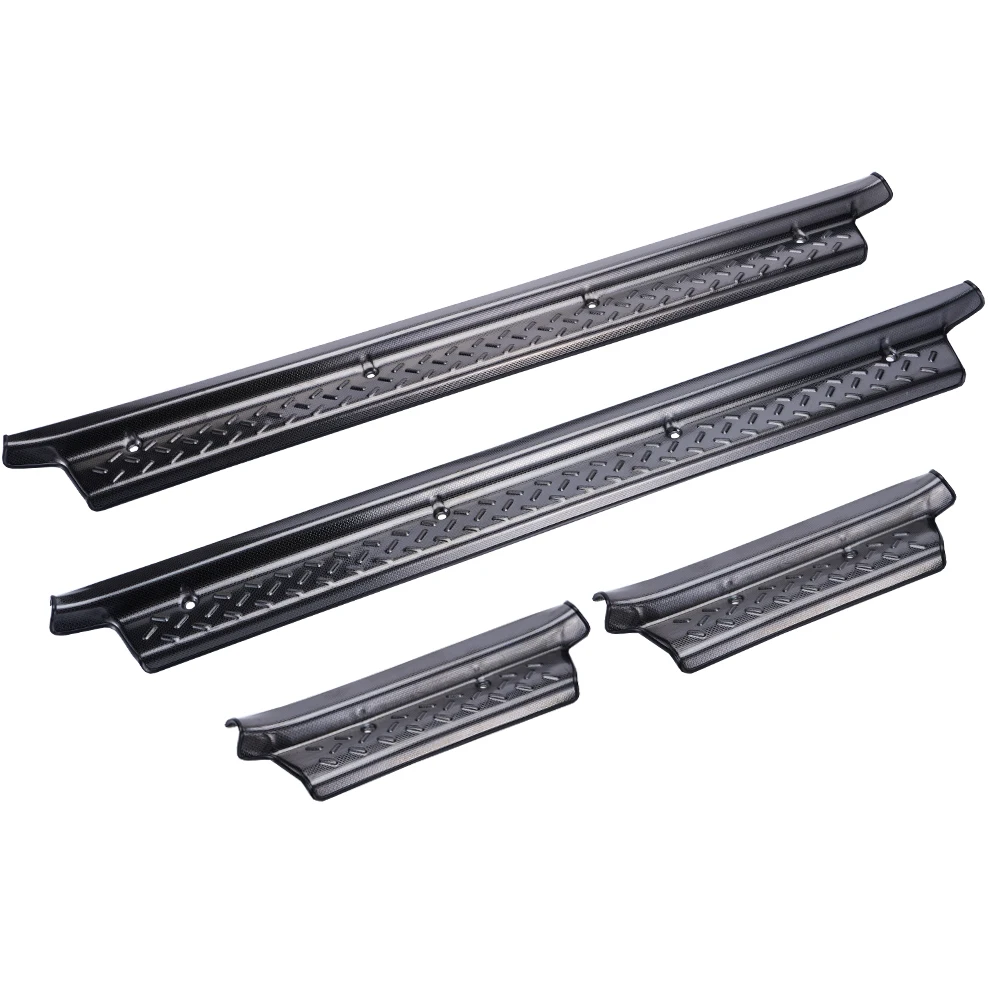 

304 # Накладки на накладки на порог из нержавеющей стали для Toyota Land Cruiser 70 76 79, аксессуары 2007-2025