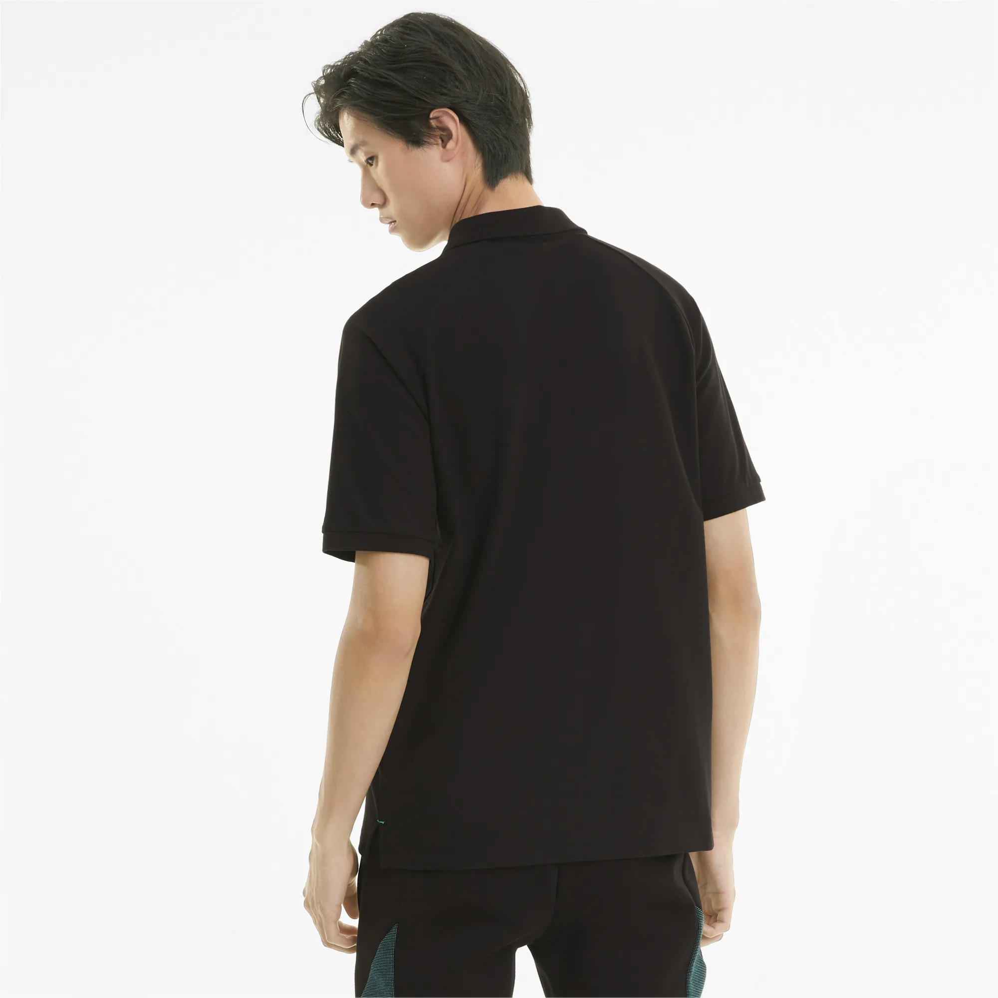 puma black polo shirt
