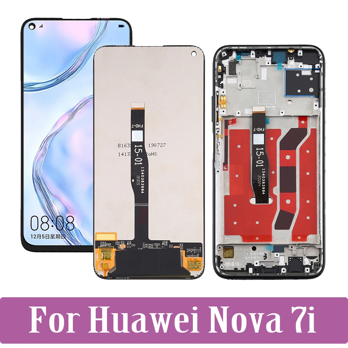 6 4 &quotдля Huawei Nova 7i ЖК-дисплей сенсорный экран дигитайзер в сборе JNY-L22B JNY-L21A JNY-L01A