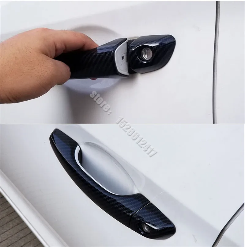 

For Hyundai Solaris 2017- 2020 New Chrome Door Handle Bowl Trim Door Handle Cover Trim Sticker Car Styling Accessories Overlay