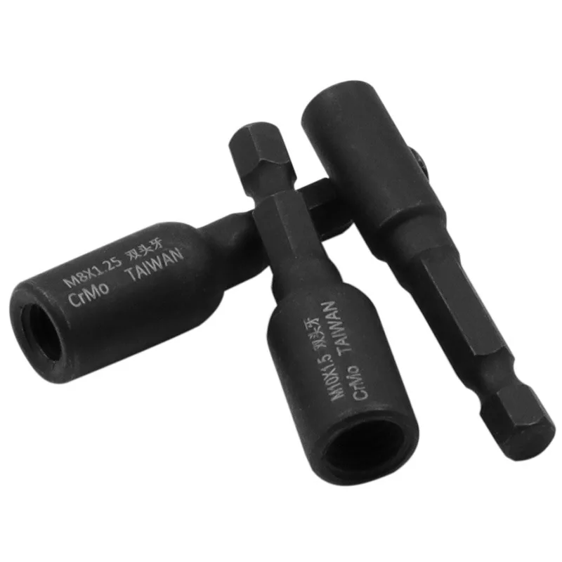 Саморезающийся адаптер для вставных гаек 6/8/10 мм/1/4 дюйма/5/16 дюйма или вешалкового