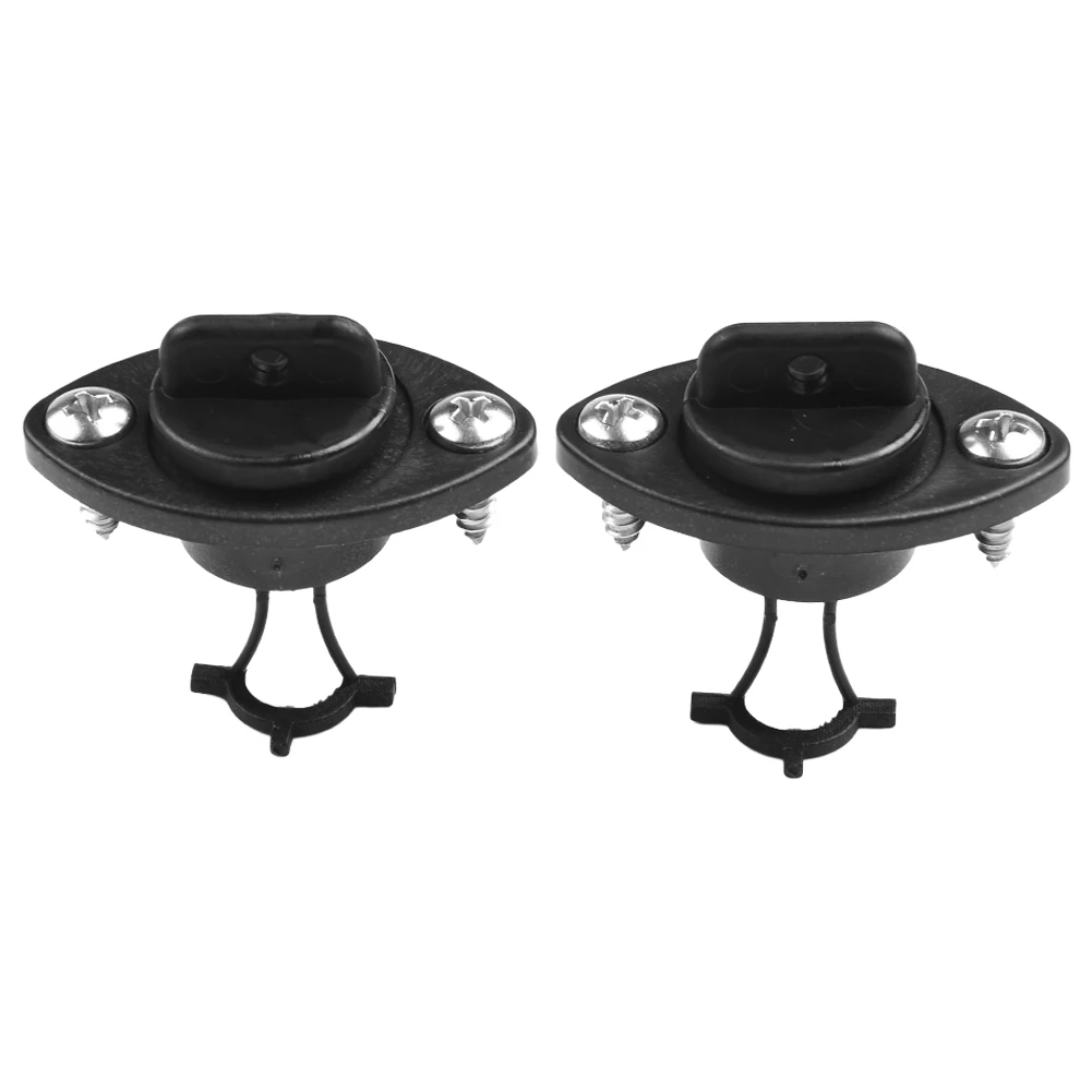 

For Kayak Drain Plugs Waterproof 2PCS/Set Accessories Replacement Stop Water W/ 4PCS Screws Kayak Canoes Boats