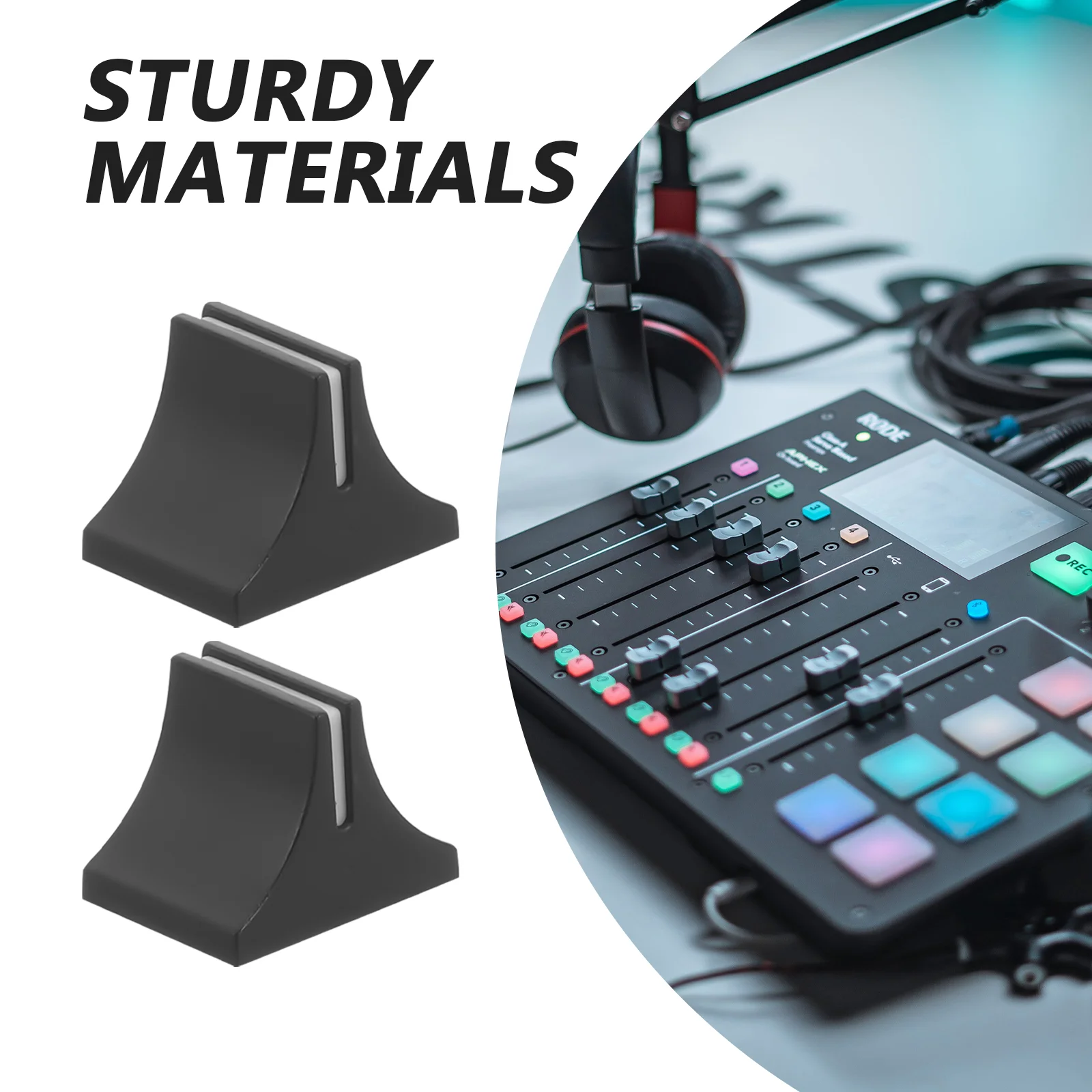 20 Pcs Mixer Push-pull Cap Replacement Fader Knobs Blender Caps for Slider Plastic Accessories Buttons