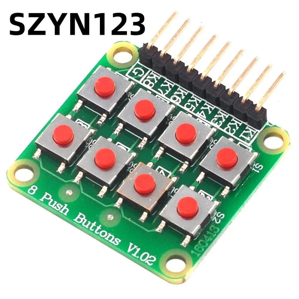2x4 клавиатура 4x2 8 кнопок V1.00 матричная кнопка для Arduino AVR PIC 2*4 модуль новый