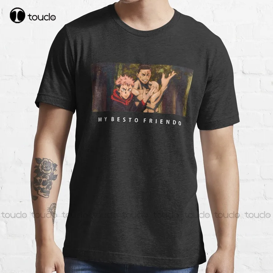 

Itadori And Toudou Pose - My Besto Friendo | Jujutsu No Kaisen T-Shirt Mens Short Sleeve Shirt Custom Aldult Teen Unisex Xs-5Xl