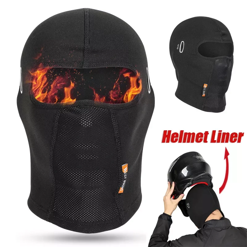 

Face Mask Cycling Hiking Breathable Motorcycle Balaclavas Headgear Helmet Liner Windproof Sport Soft Cap