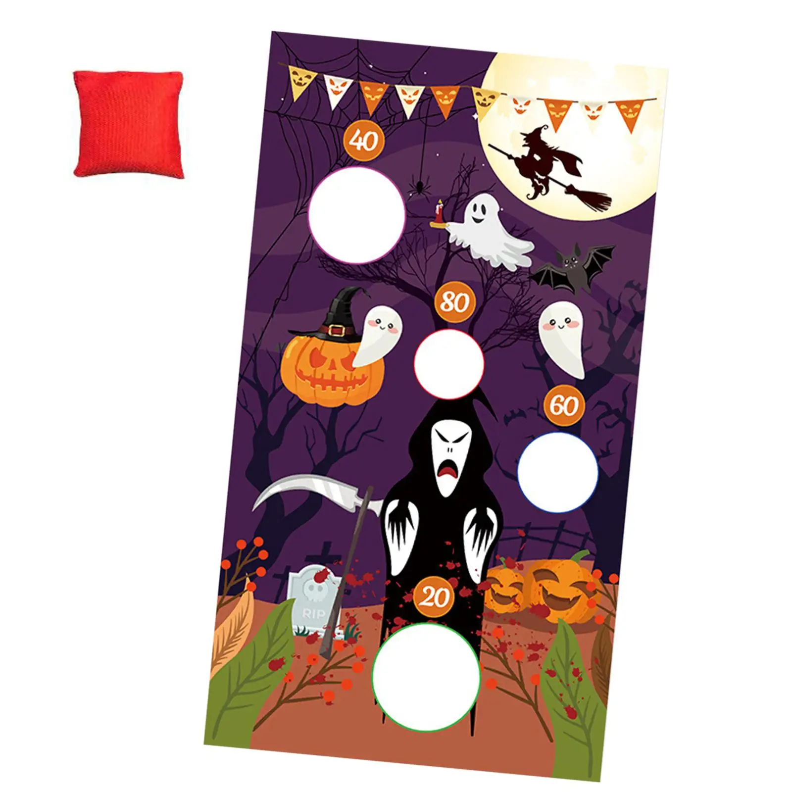 

Halloween Toss Game Favor Throwing Game Banner for Carnival Game Toys