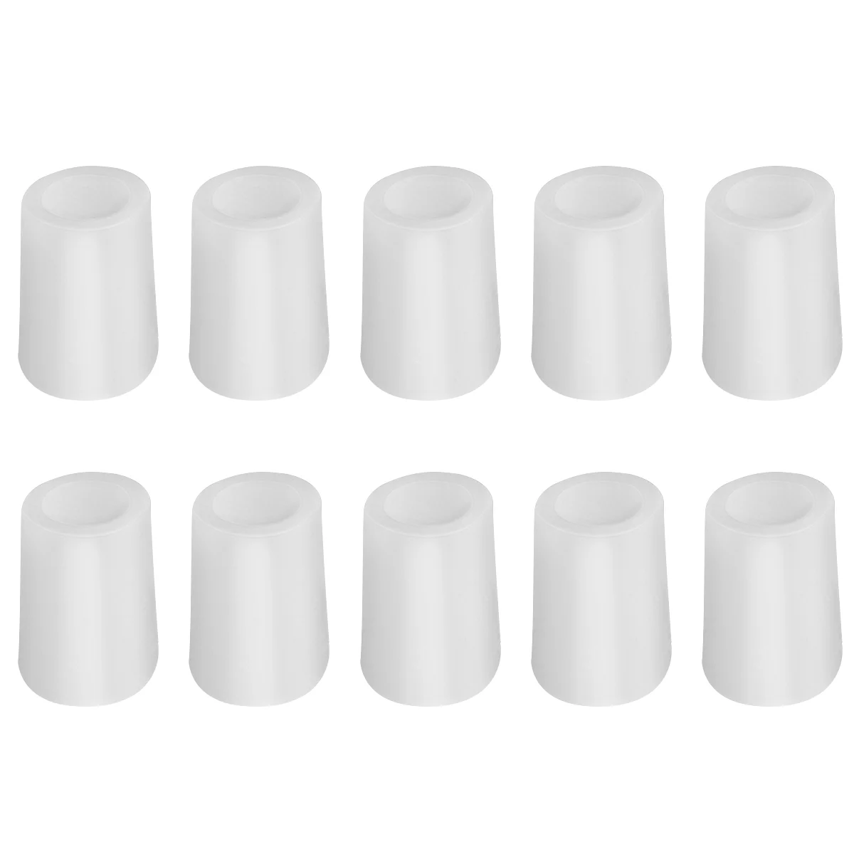 

ULTNICE 5 Pairs of Gel Toe Protector Corn Toe Seperator Toe Relief Sleeves for Little Toe (White Open Sleeve）