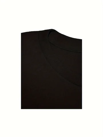 Мужская темная футболка с принтом "Жуткий лес"