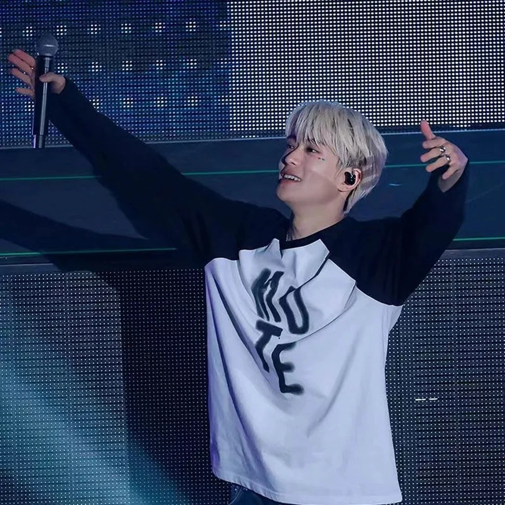 Футболка Kpop 2024 NCT127 MUTE Tour CARTOON PRINTE летняя женская хлопковая футболка с длинными