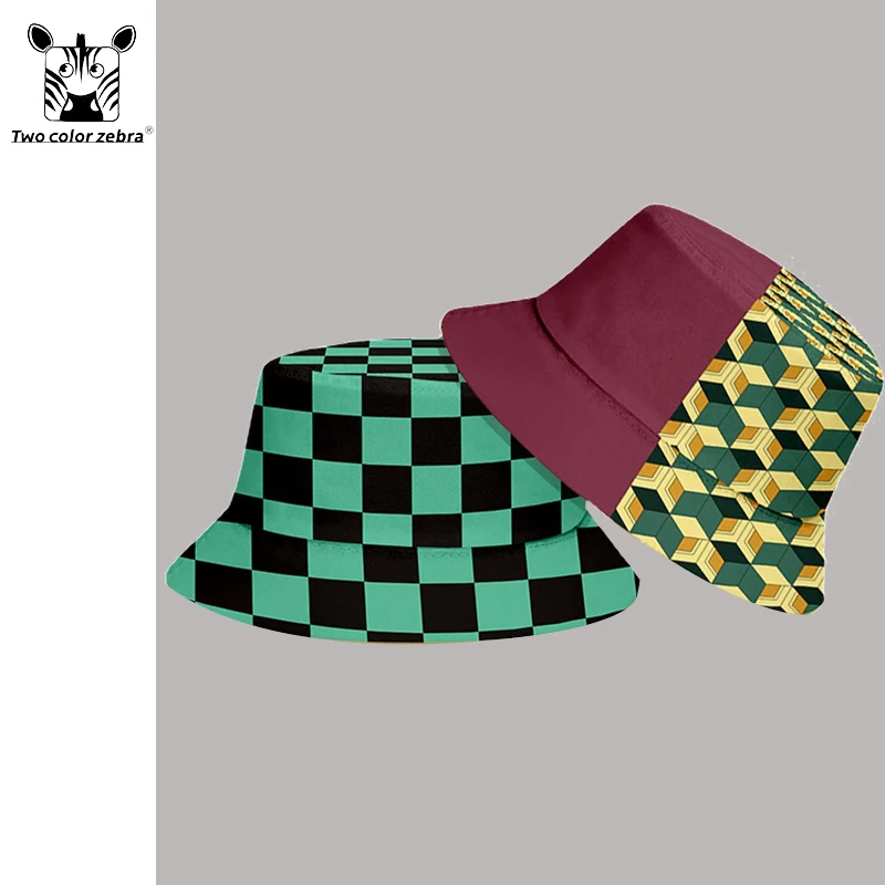 

Кепка Рыбацкая детская с цветным принтом, аниме рассекающий демонов, аксессуары для подарка