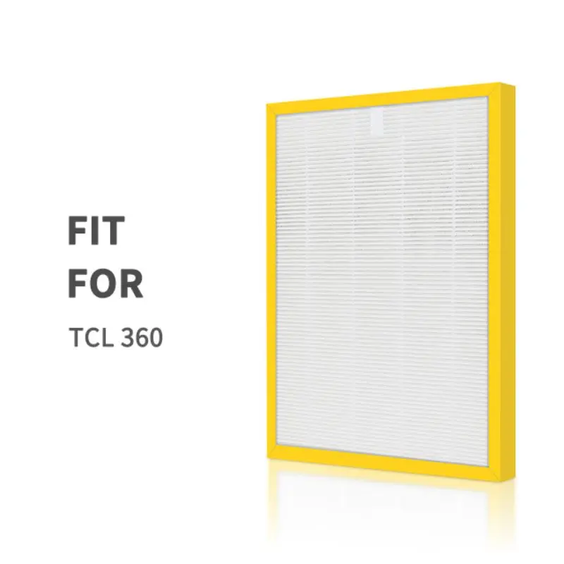 

Замена для TCL 360 HEPA и кокосового активированного угля, композитный фильтр, фильтр для очистки воздуха 355*270*50 мм