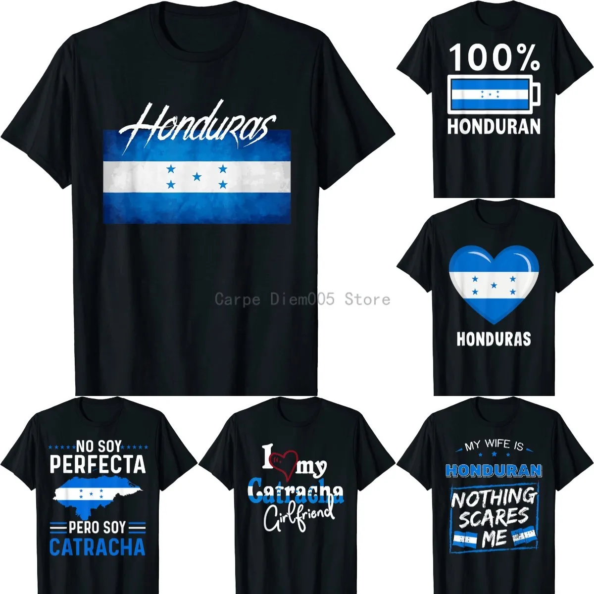 

Honduras Flag Shirt | Honduran T-Shirt S-6XL