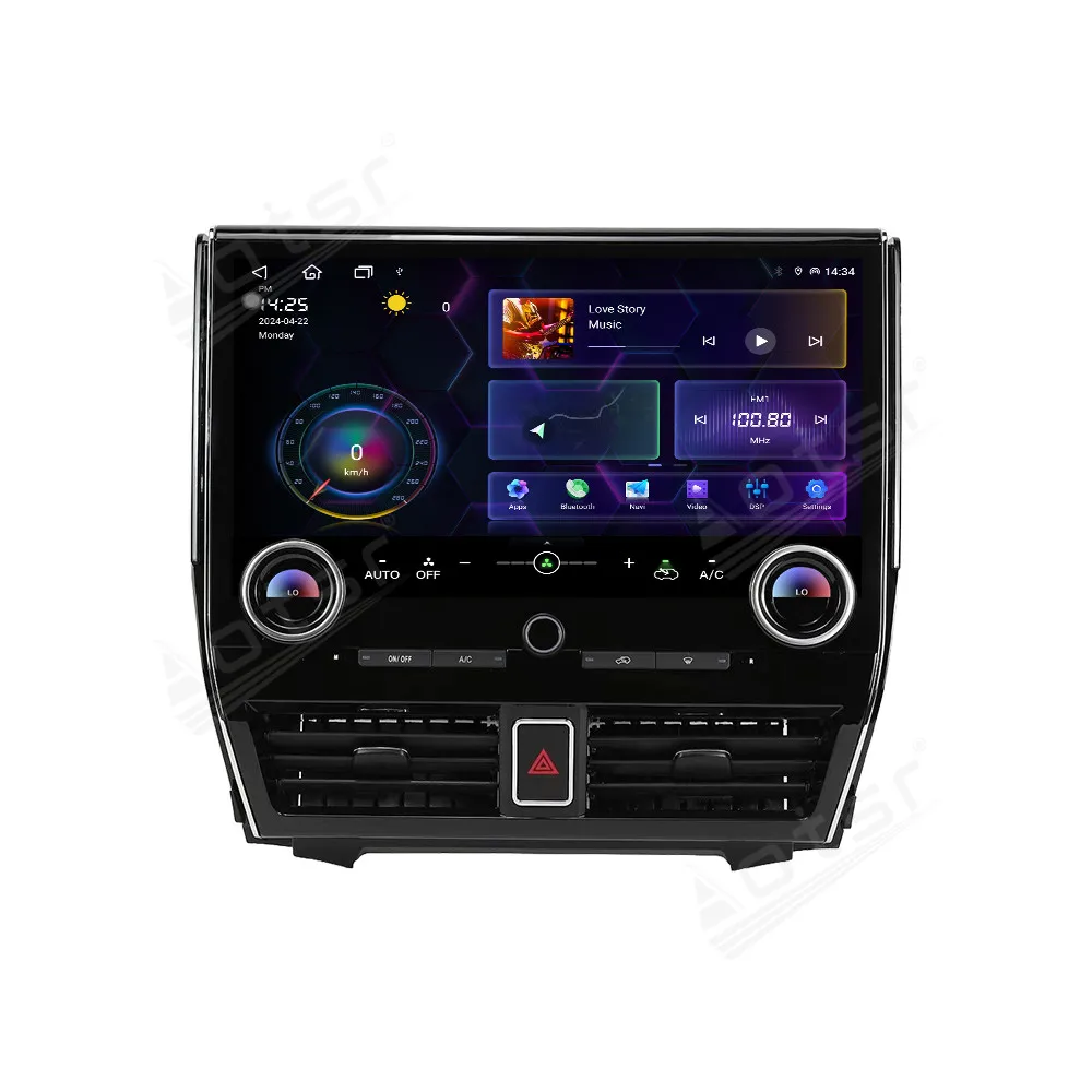 Автомобильный мультимедийный плеер QLED-экран 15 дюймов Android 13 для Toyota Alphard 30/35/40 Series