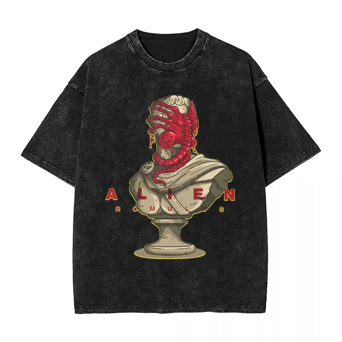 Футболка Xenomorph с принтом инопланетянина ромуса фильма ужас уличная одежда