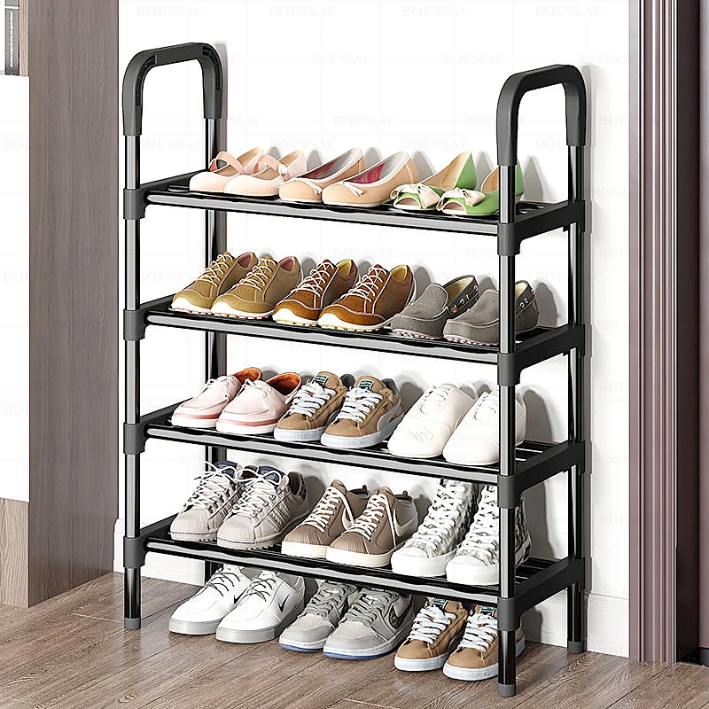 

Simple Shoe Cabinet DIY Easy to Assembled Space-saving Shoe Organizer Shelf Home Dorm Storage Closet Dustproof Shoes Rack