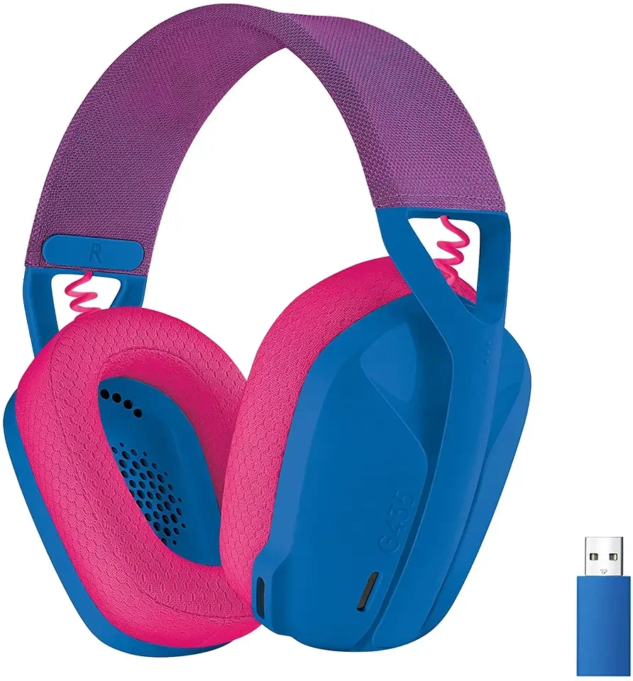 Беспроводная игровая гарнитура Logitech G435 с микрофоном Fps Ps5 наушники для мобильного