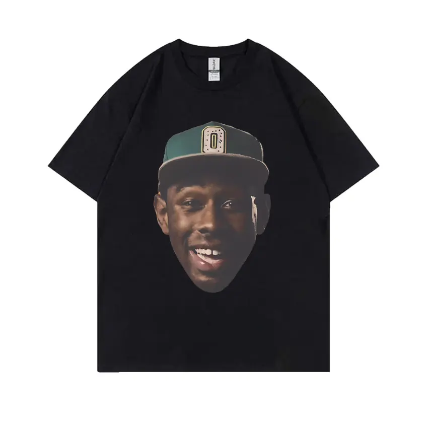 Famous Tyler The Creator Chromakopia Face Graphic T-shirts Men Women Fashion Hip Hop T Shirt Tops Male Cotton Oversized Shirts
