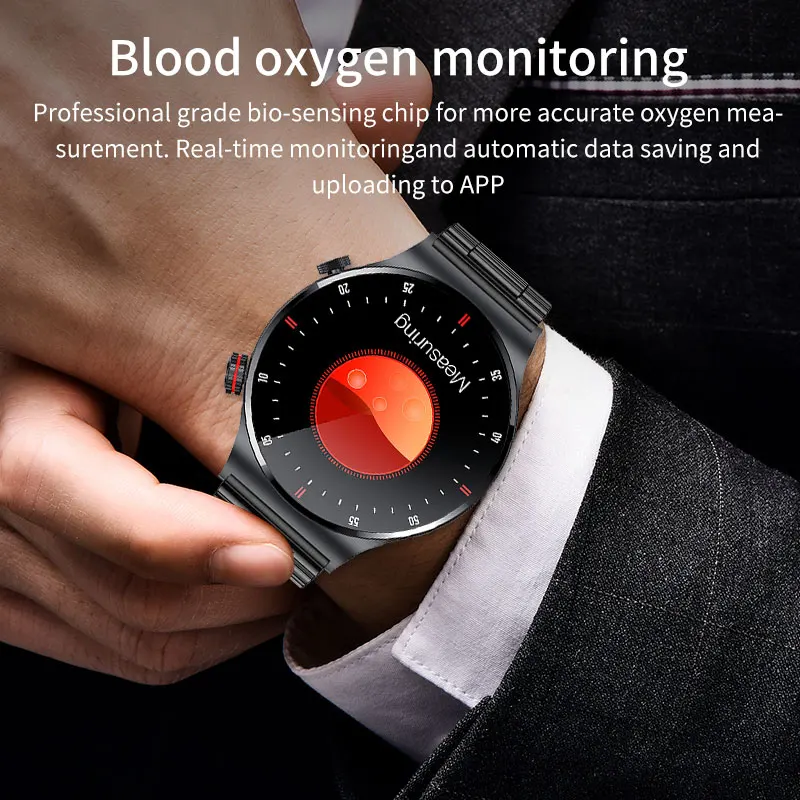 LIGE NFC Watch For Men Bluetooth Call Smart Watch Android iOS 2022 Blood Pressure Smartwatch Weather Full Touch Men's Wristwatch