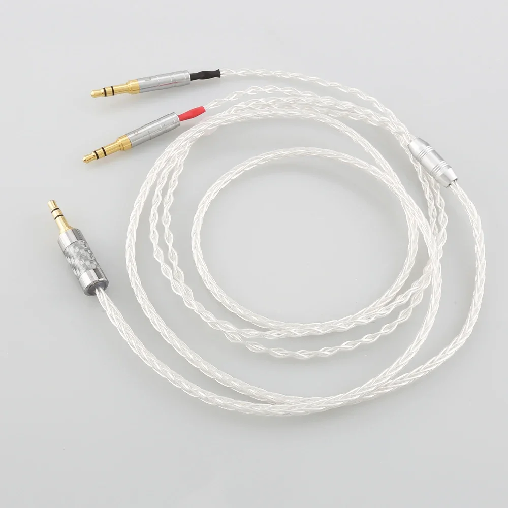 Audiocrast 8-жильный посеребренный кабель для наушников OCC Focal Clear Elear Elex Elegia Stellia