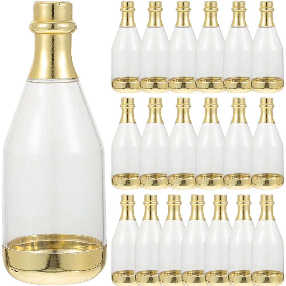 

Champagne Candy Boxes Party Wedding Box Favors Mini Favor Plastic Container Gift Jars Treat Shower Bridal Containers Chocolate