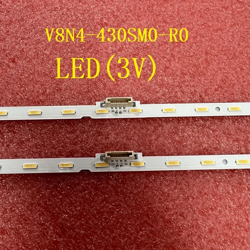 2 шт. светодиодная подсветка для Samsung UE43NU7470 UE43RU7410U UE43RU7025K UE43RU7400 V8N4-430SM0-R0 BN96-46053A