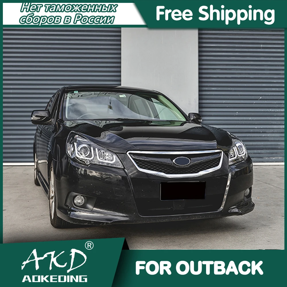 Фары для Subaru Outback 2010-2016 дневные ходовые огни светодиодсветодиодный Биксеноновые