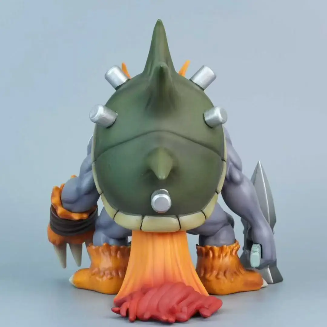 Фото Аниме Digimon Adventure Фигурка Zudomon Фигурки 20 см Статуя из ПВХ Настольный орнамент Коллекционная модель игрушки Подарки №3