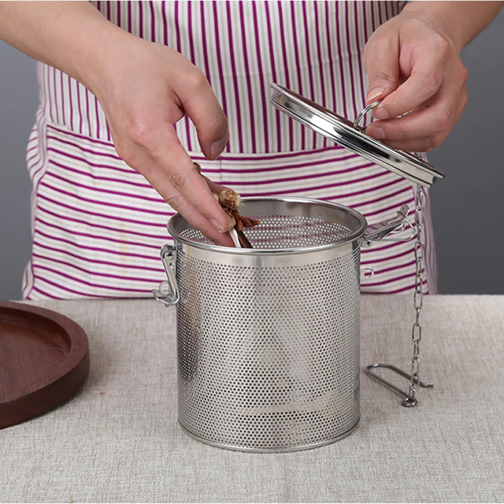 

Tea Strainer Infuser Loosefilter Leaf Stainless Steel Steeper Seasoning Mesh Seasonings Herbal Basket Sifter Infuserscooking