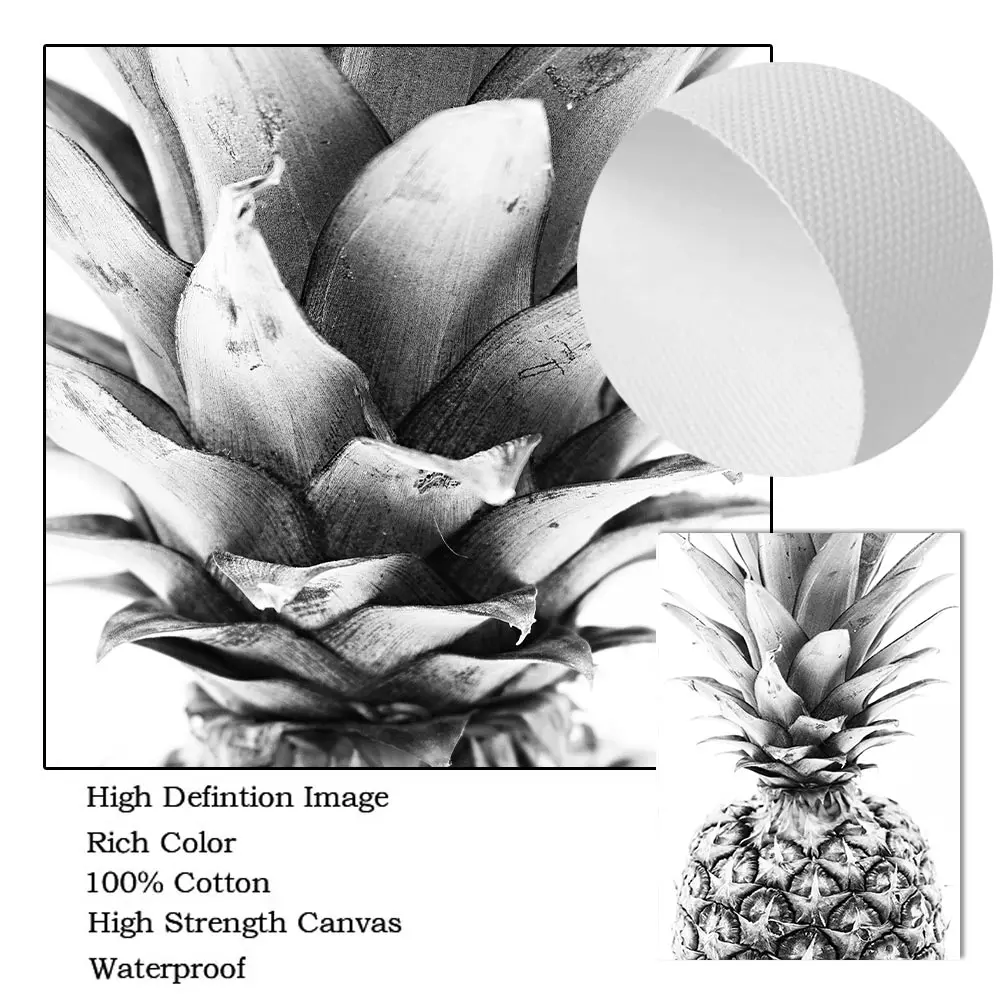 Скандинавский минимализм тропический холст живопись Пальма листья фотообои