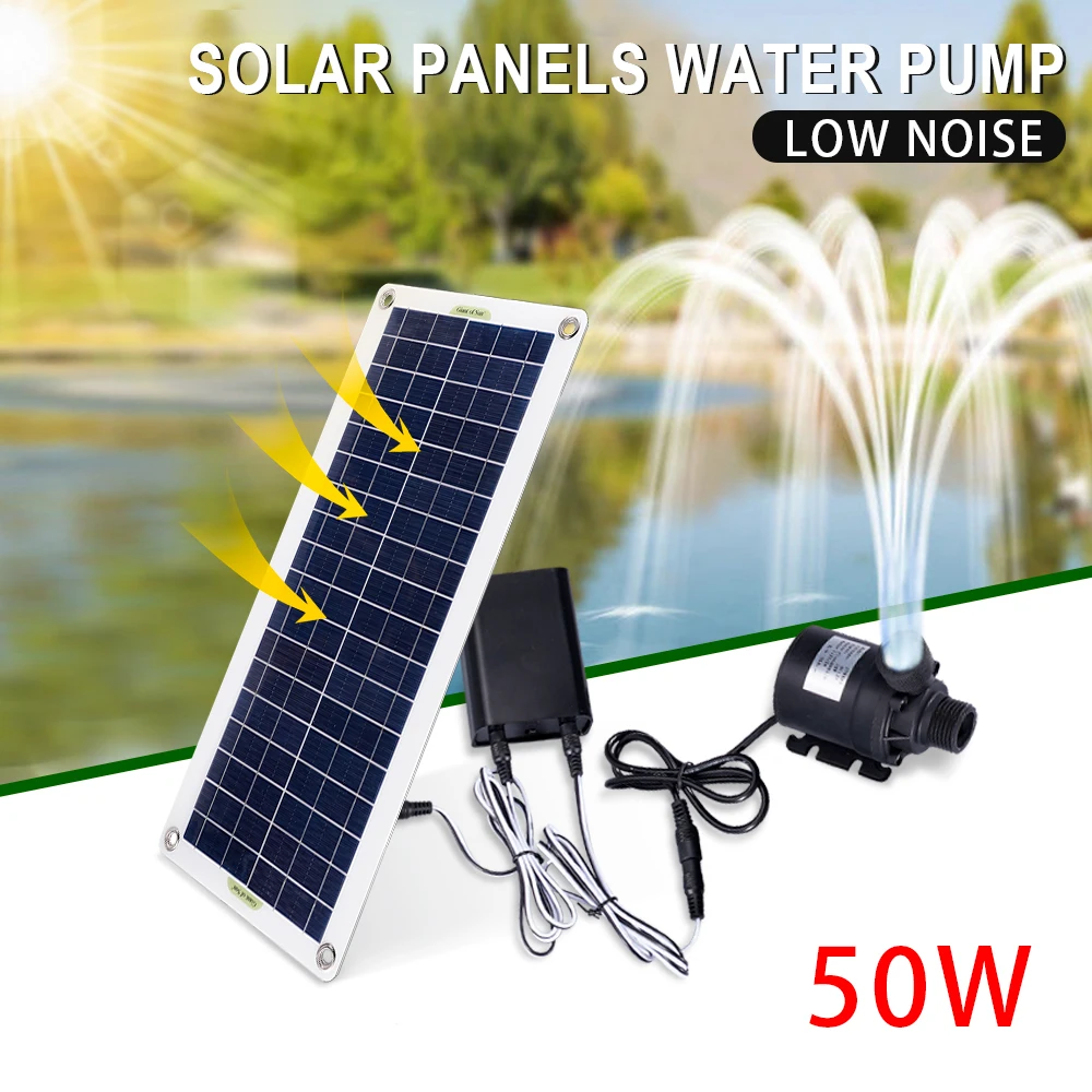 

Pump Decoration Power Fountain Pump Submersible Set Brushless Garden Solar Water Ultra-quiet Water Pond Motor Fish