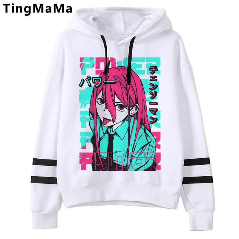 

Makima Chainsaw Man Pochita hoodies men anime harajuku y2k aesthetic Pullover man streetwear pulls