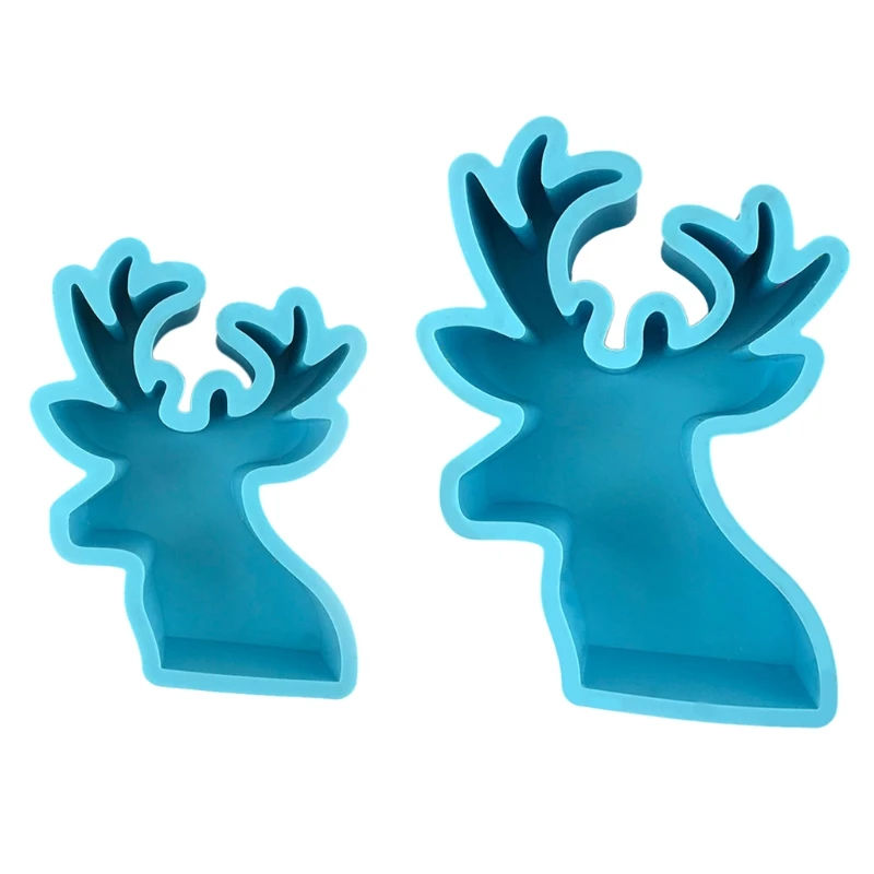 

Средний/маленький трехмерный декор в виде лося для изготовления ювелирных изделий из смолы