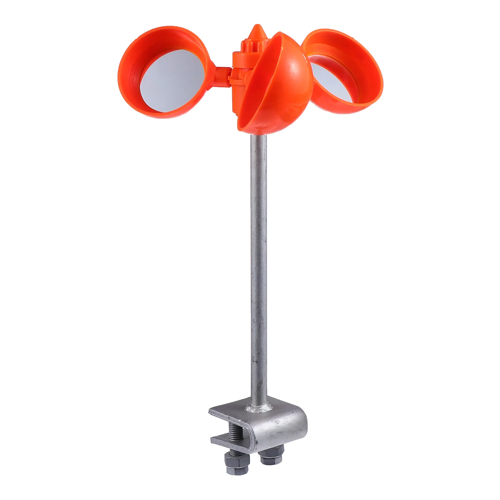 

Reflective Bird Windmill Pinwheel Bird Control Devices for Garden Farm Patio Orange