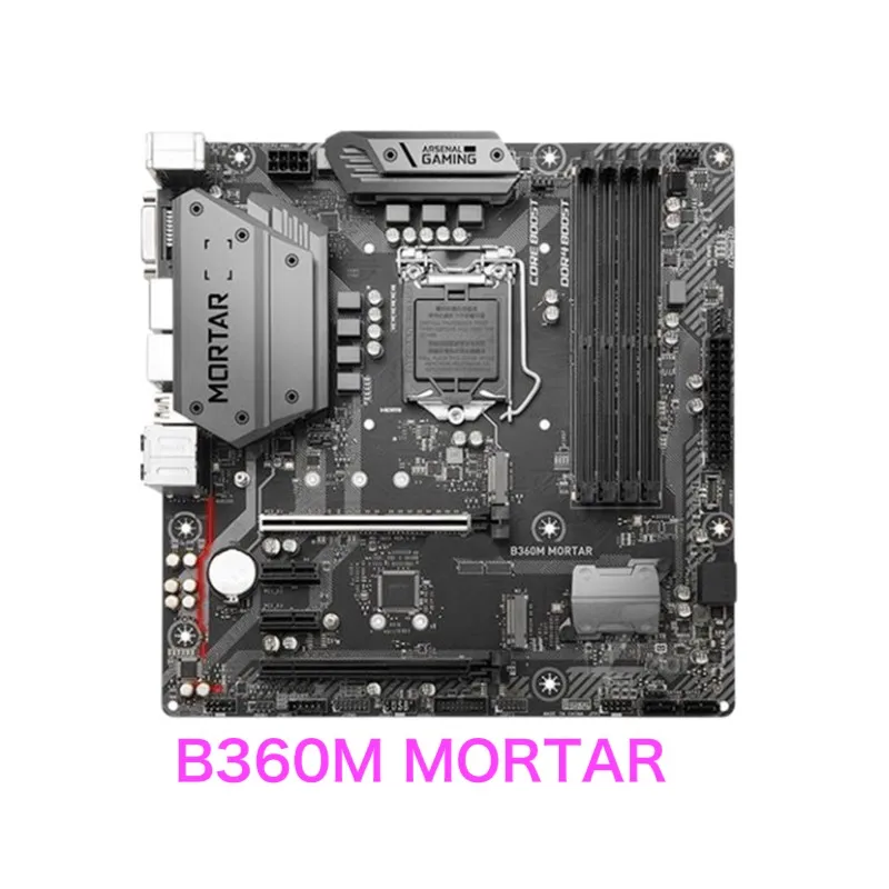 

Подходит для материнской платы MSI B360M, 64 ГБ LGA 1151 DDR4 Micro ATX, материнская плата на 100% протестирована, ОК, Полная работа