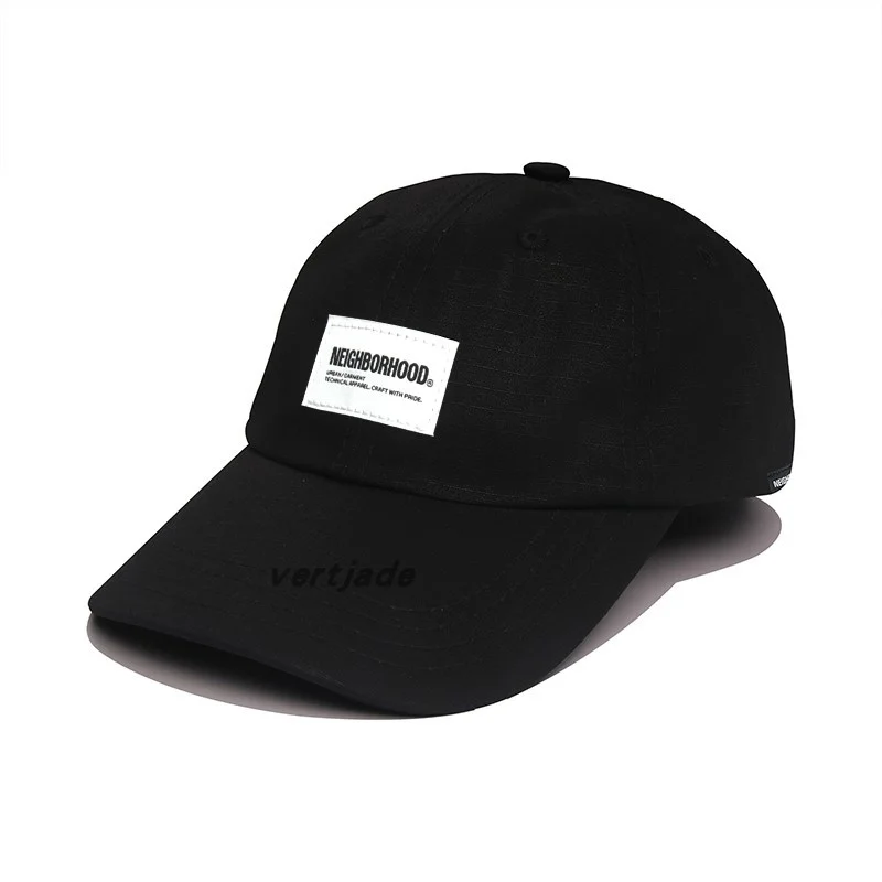 

NBHD UV Protection Baseball Cap with Sticker Label Spring/Summer Sunshade Duckbill Hat Head Circumference 23ss