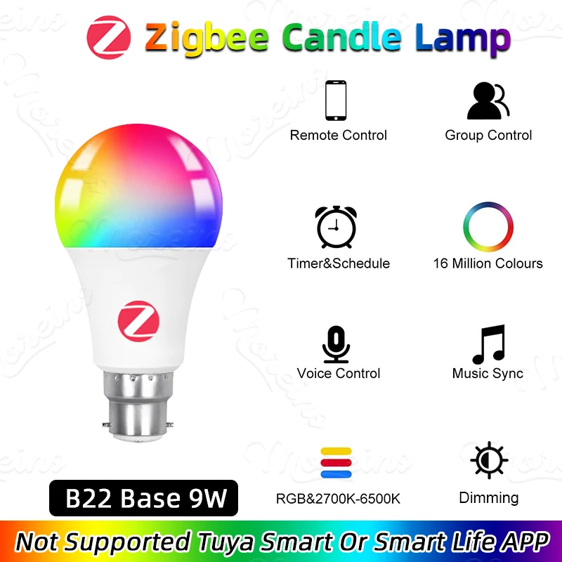 

Умные светодиодные лампы Zigbee 3.0 для Echo