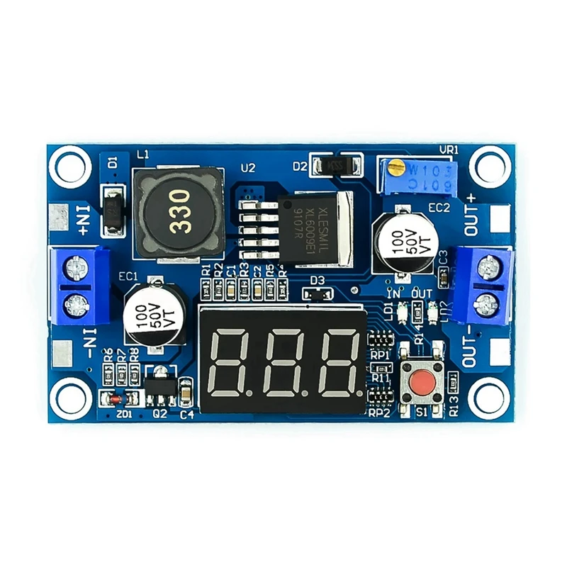 XL6009 4A Φ модуль бустера от 4 5-32 В до 5-35 в Регулируемый Модуль источника питания