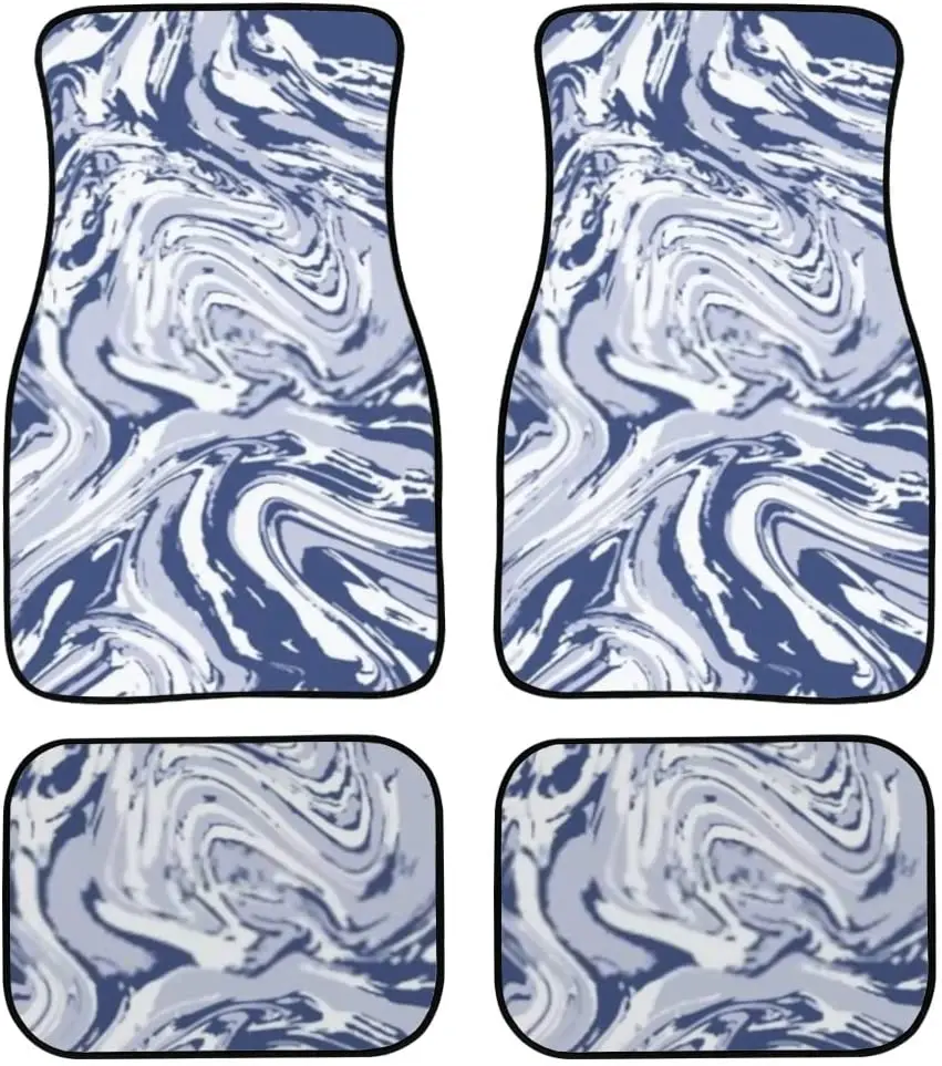 

4 шт., резиновые коврики для автомобиля, с рисунком
