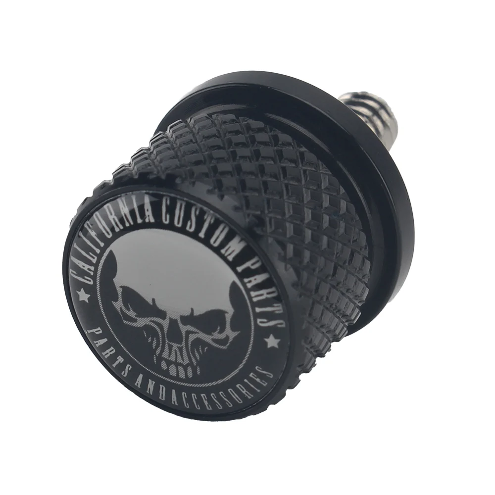 

8 мм быстроразъемный винт с черепом для мотоциклетного сиденья из нержавеющей стали подходит для разведчика всех моделей Универсальный пользовательский дизайн Topper