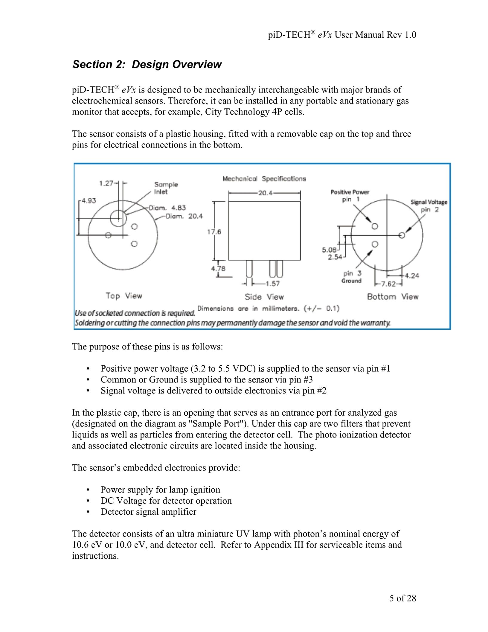 Датчик фотоион Beslan PID-TECH PID-200PPM для заводского мониторинга здоровья и