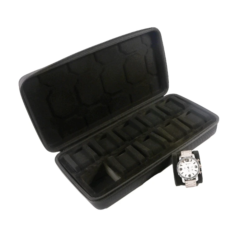 Органайзер для дорожных часов 10 слотов чехлы мужчин наручные часы коробка