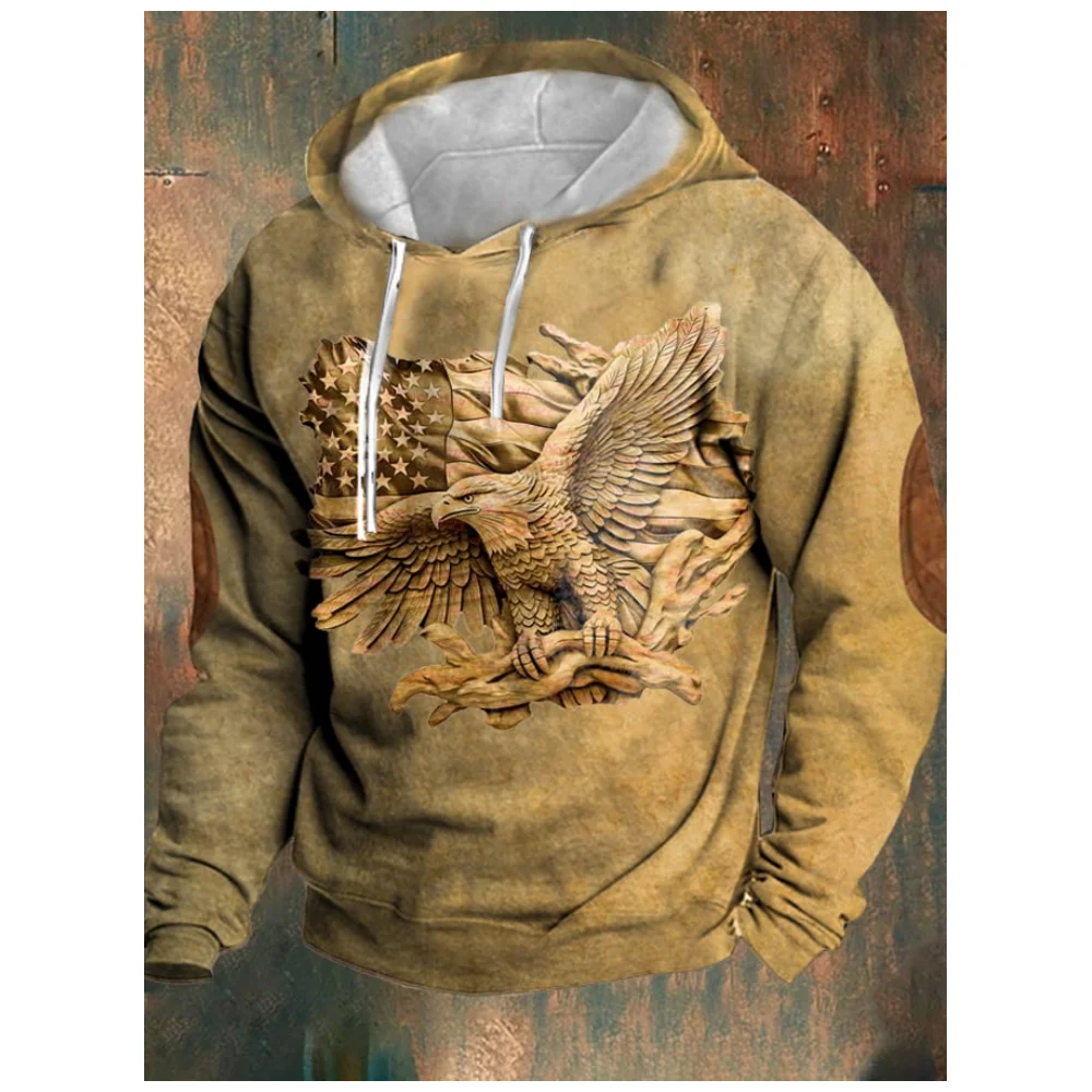 

Winters Mens Hoodie Animals Print Tpos Oversized Clothing Street Long Sleeved Vintage Hoodies For 2024 Male Fashion Sweatshirts