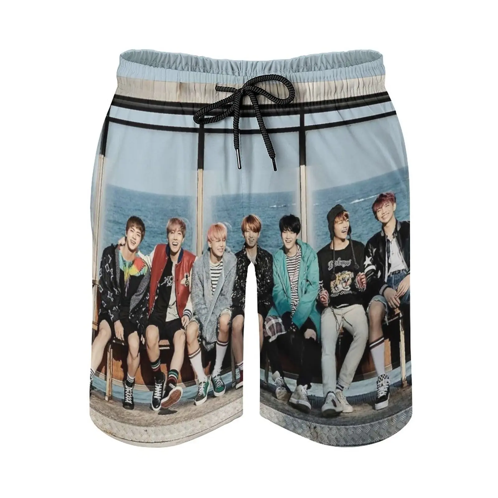 

You Never Walk Alone Men's Sports Short Beach Shorts Surfing Swimming Boxer Trunks Bathing Kpop Kpop Boy Band Kpop Bands Kpop